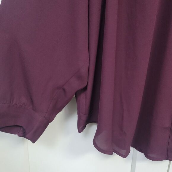 Torrid Madison georgette button-up long sleeve shirt, 4 - Picture 13 of 13